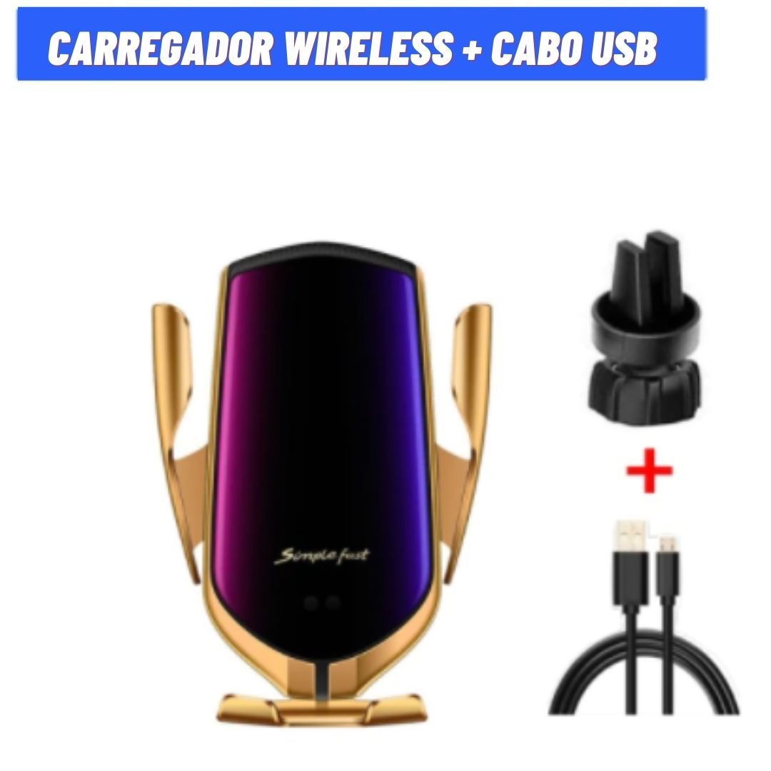 Carregador Wireless Veicular - Car Charge - Infinity Express