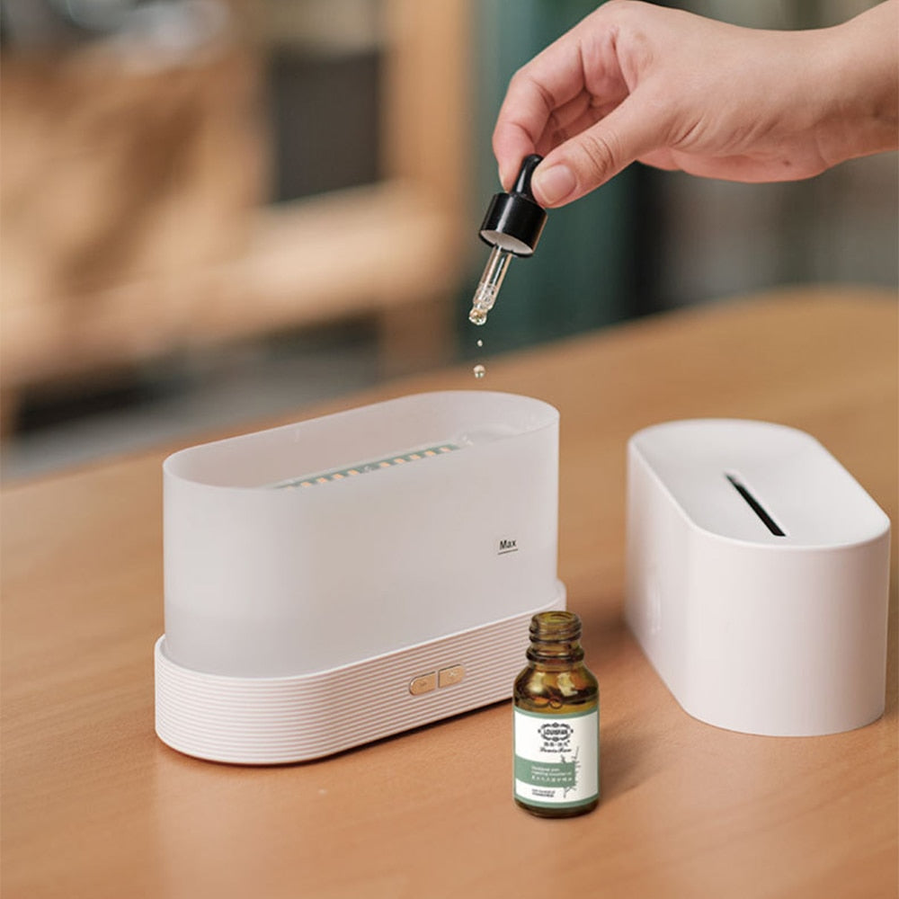 Umidificador e Aromatizador Exfinity - Efeito Chamas - Até 7 cores