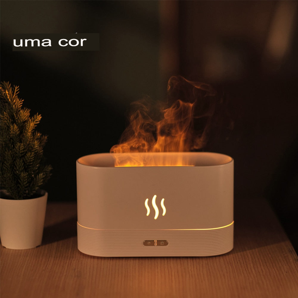 Umidificador e Aromatizador Exfinity - Efeito Chamas - Até 7 cores