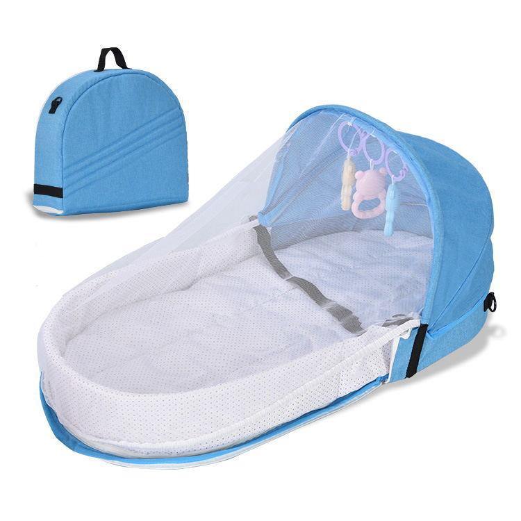 Cama Portátil Para Transporte de Bebê Dobrável Com Mosquiteiro - Infinity Express